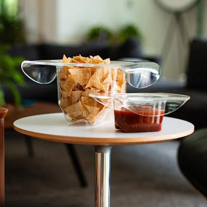 Huang Acrylic Small Clear Cowboy Hat | Perfect for Home Decor, Chip