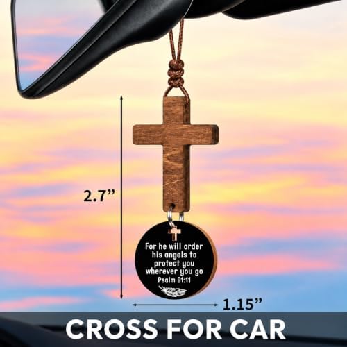 Christian Gifts for Men, Cross for Car Accessories for Men
