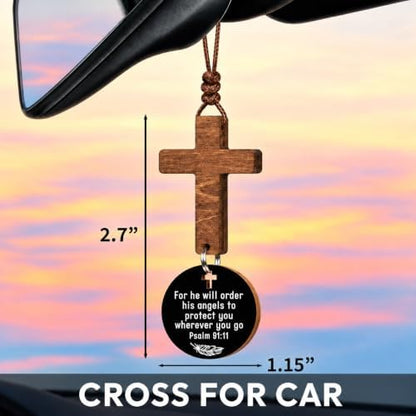 Christian Gifts for Men, Cross for Car Accessories for Men