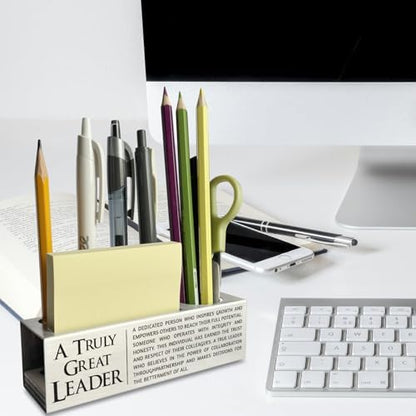 akeke Team Leader Appreciation Gifts for Men, Leader Pen Holder