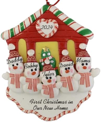 First Christmas in a New Home - Personalized Christmas Ornament