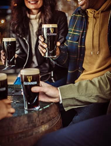 Guinness Gravity Official Beer Pint Glass | Large 20oz Pints Drinking