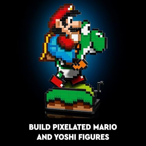LEGO Super Mario World: Mario & Yoshi Building Set for Adults, Ages