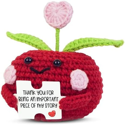 OASSIE Christmas Teacher Gifts for Women Men - Mini Positive Crochet