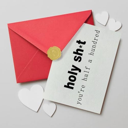 Funny 50th Birthday Card Gifts for Men Women