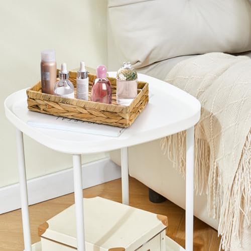 Eorbow 3 Packs Wicker Storage Trays, 10" Rattan Vanity Trays