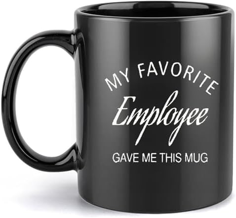 Mecai Funny Boss Coffee Mug For Men, Black