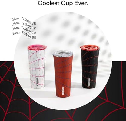Corkcicle Insulated Tumbler with Lid, 24 oz, Marvel Miles Morales