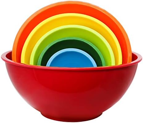 Classic Mixing Bowl Set, Microwave and Dishwasher Safe,Ideal for