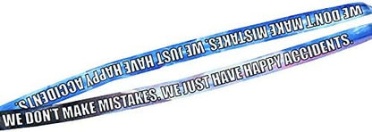 Bob Ross Lanyard Happy Accidents with Painting Charm and ID Holder