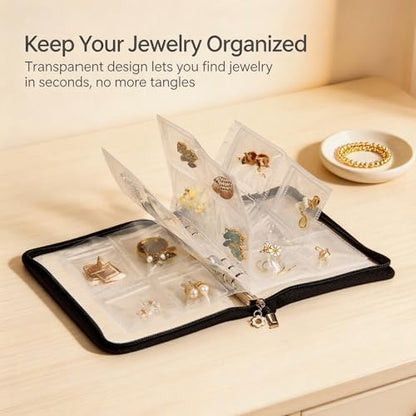 Earring Organizer Case Travel Jewelry Organizer Transparent Jewelry