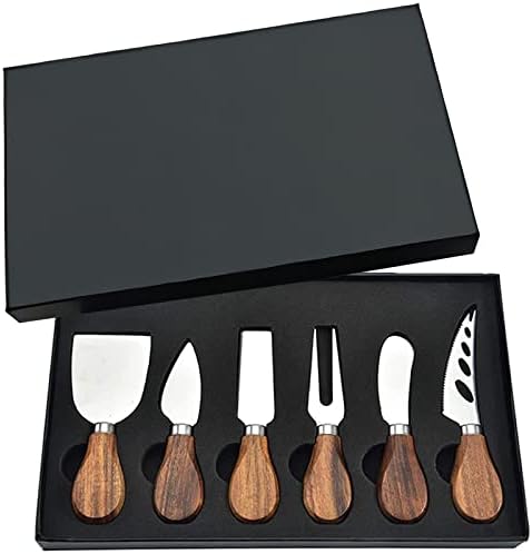 Cheese Knives Set, 6-Piece Stainless Steel Cheese Knife Collection