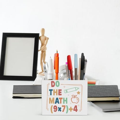 Funny 67 Math Teacher Pencil Holder Decor Teacher Appreciation Gifts