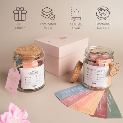 BLIEVE Read Me When Bible Verse Jar For Women