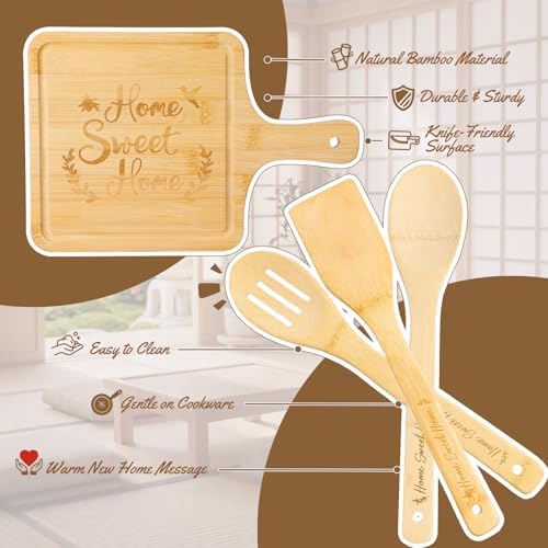 Housewarming Gifts for New Home, 18-Piece Gift Basket for Couples and