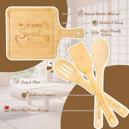 Housewarming Gifts for New Home, 18-Piece Gift Basket for Couples and
