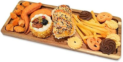 Rectangular Acacia Wood Trays 14 x 5.5 inch Perfect for Charcuterie
