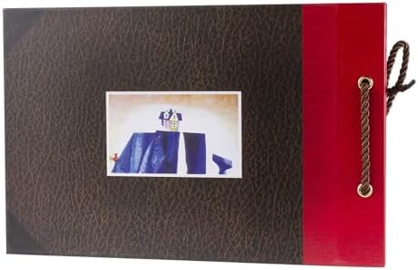 Scrapbook Photo Album,Our Adventure Book, Embossed Words Hard Cover
