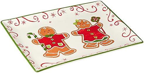 Certified International Holiday Magic Gingerbread Rectangular Serving