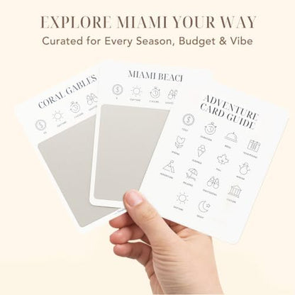 Miami Adventure Bucket List Cards, 50 Scratch-Off Cards Unique Local