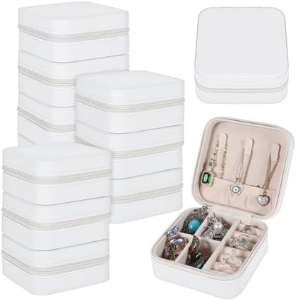12 Pcs Mini Travel Jewelry Case Bridesmaid Proposal Gift Boxes Small