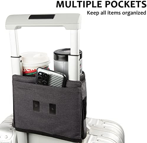 riemot Luggage Travel Cup Holder Free Hand Drink Caddy - Hold Two