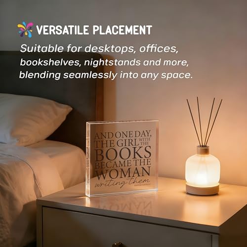 Writer Gifts for Women, Writing Decor for Desk, Shelf