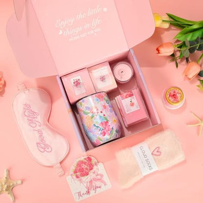 Thank You Gifts for Women, Appreciation Thoughtful Baskets Set for