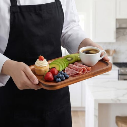Small Wooden Tray and Platter, Mini Charcuterie Boards, 10"x5.5"