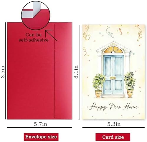 Happy New Home Congratulations Card for New Homeowners, Housewarming