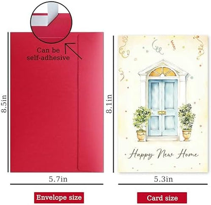 Happy New Home Congratulations Card for New Homeowners, Housewarming