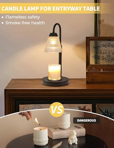 Candle Warmer Lamp with Timer Home Decor Birthday Gifts for Women Mom