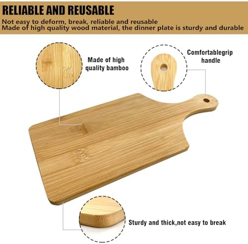 12 PCS 11" x 5" Cutting Board Bulk,Mini Charcuterie Boards,Wood