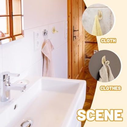 MAGICLULU Swan Shaped Wall Coat Hook Zinc Alloy Decorative Golden