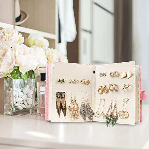 Fangoo Earring Organizer Book Design Earring Holder Travel Jewelry
