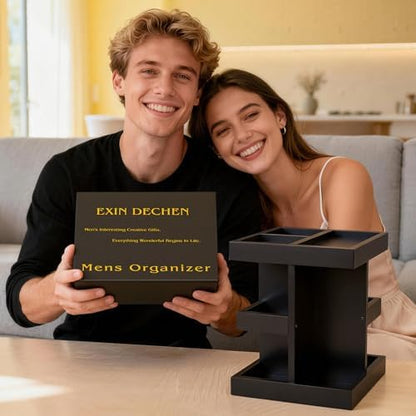 EXIN DECHEN Cologne Organizer for Men,Cologne Stand,Birthday Gifts for