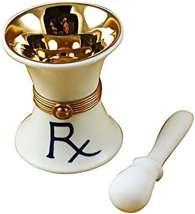 Rochard Limoges Original Rochard Mortar and Pestle Limoges Porcelain