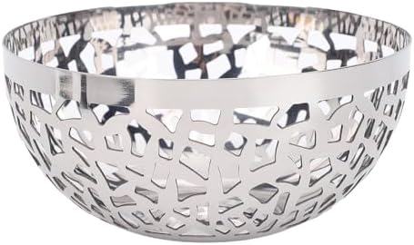Luocute Stainless Steel Fruit Bowl for Kitchen Countertop Storage