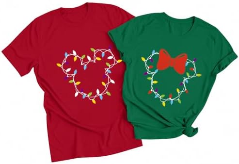 Christmas Couple Shirts Cute Xmas His and Her Matching Funny T-Shirts