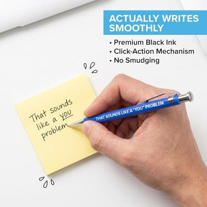 Passive Aggressive Pens, Funny Office Gag Gift for Coworkers & Friends