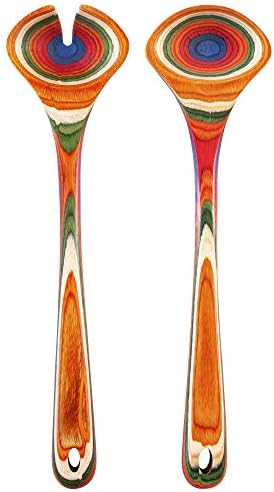 Totally Bamboo Baltique Marrakesh Collection Wooden Salad Serving