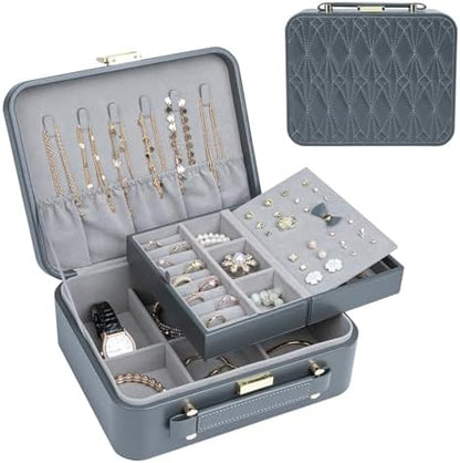 Travel Jewelry Case Large Jewelry Box Jewelry Travel Organizer Jewelry