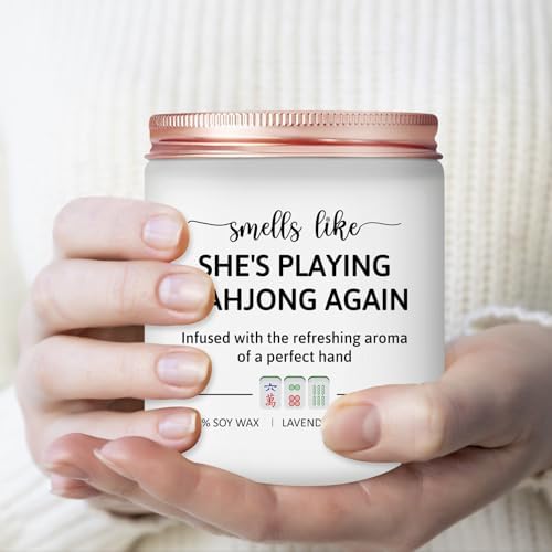 Mahjong Gifts for Women, Mahjong Accessories Gifts, Mah Jong Candle