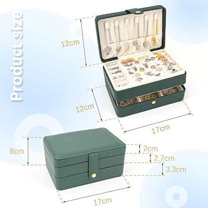 KOOAAICCHI Small Travel Jewelry Organizer Portable Jewelry