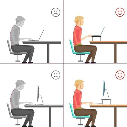 Bracwiser Monitor Stand Riser, 3 Level Height Adjustable, 2 Packs