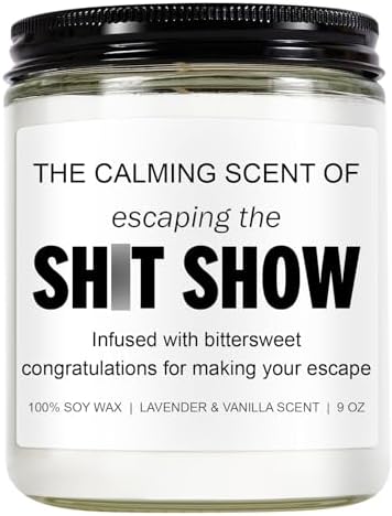 Younift Sarcastic Candles, Going Away, Goodbye, Farewell Gifts for