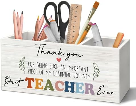 Teacher Appreciation Gifts Pen Holder Organizer for Desk Accessories