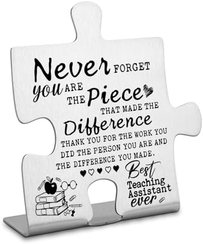 Teacher Assistant Gifts, Thank you Appreciation gifts for Teacher