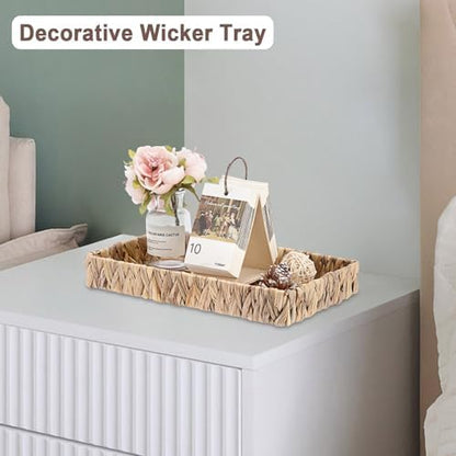 Decorative Key Holder for Entryway Table Handwoven Natural Water