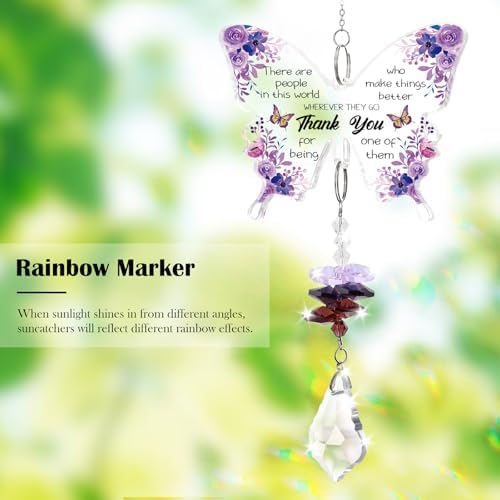 Thank You Gifts for Women Crystal Suncatcher, Employee Appreciation